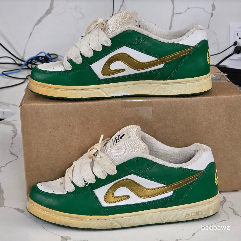 Men’s 10.5 🔥 Adio Jeremy Wray V4 Pro Model Skateboard Shoes Vintage 2003